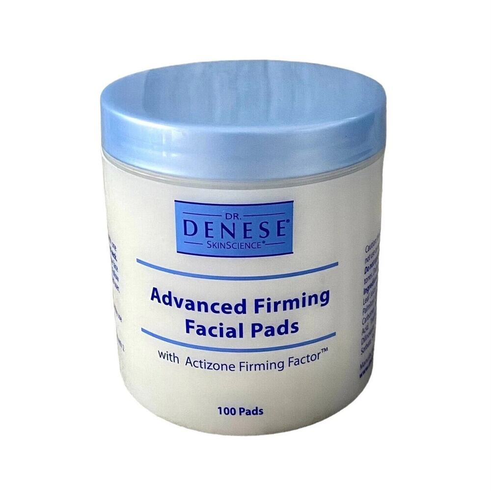 Dr. Denese Advanced Firming Facial Pads w/ Actizone Firming, 100ct Pads SEALED